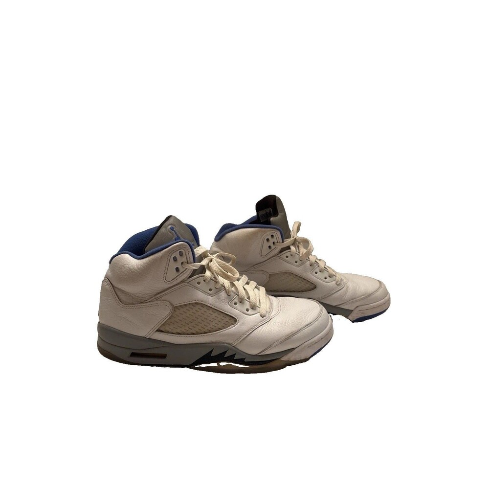 Air Jordan 5 Retro Stealth 2.0 - Size 9.5 Men’s White Lt Blue